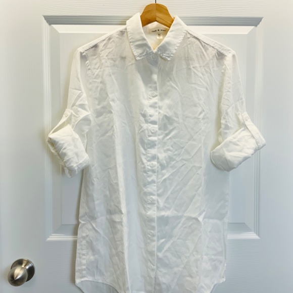 Anthropologie Cloth & Stone Classic Buttondown - Picture 7 of 16